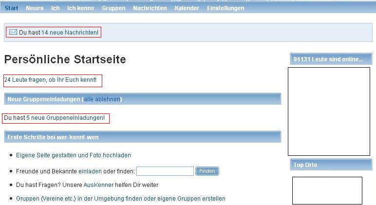 Sie haben.. Post
